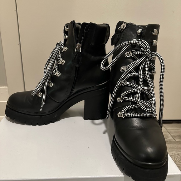 Rebecca Minkhoff platform combat booties - Picture 4 of 9